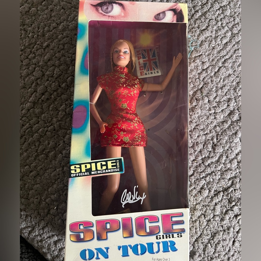 Spice Girls Geri Halliwell Doll in Red Dress